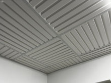 Load image into Gallery viewer, Bali Brutal 2x2 drop ceiling tile corner installation
