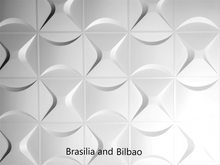 Load image into Gallery viewer, Bilbao and Brasilia 2x2 acoustic ceiling grid PVC 